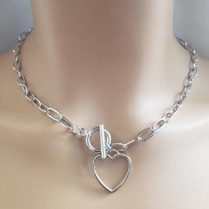 Silver Heart Necklace